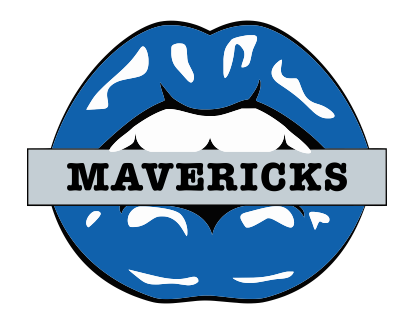 Dallas Mavericks Lips Logo vinyl decal